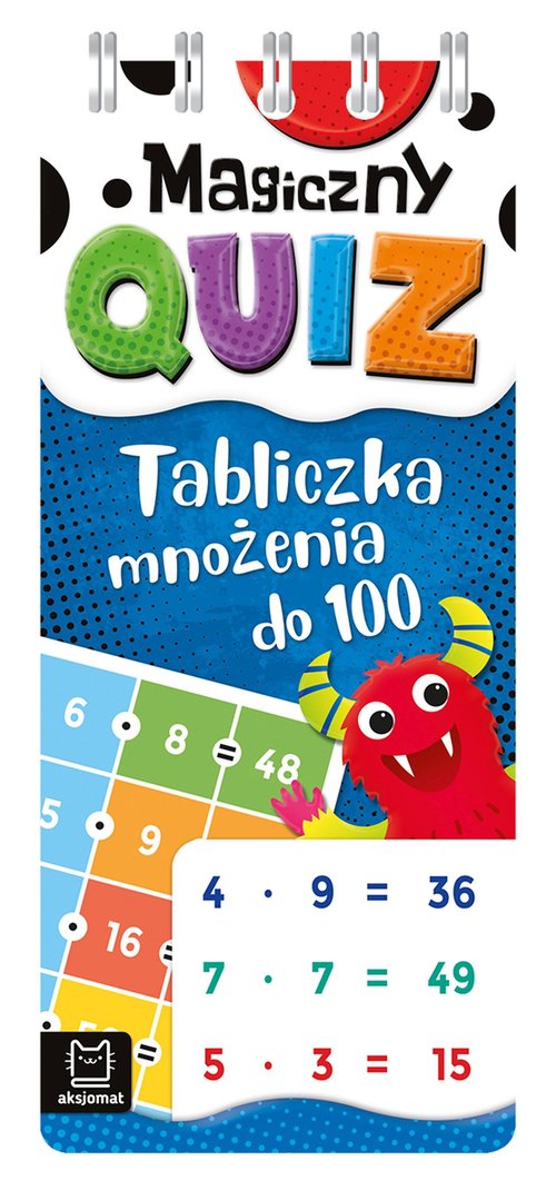 Magiczny quiz. Tabliczka mnożenia do 100. Spirala