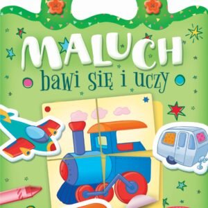 Maluch bawi się i uczy. Nauka i zabawa z naklejkami