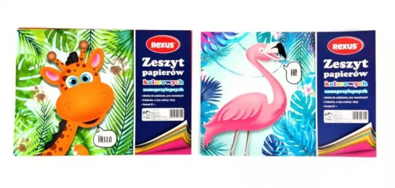 Papier kolorowy samoprzylepny A5