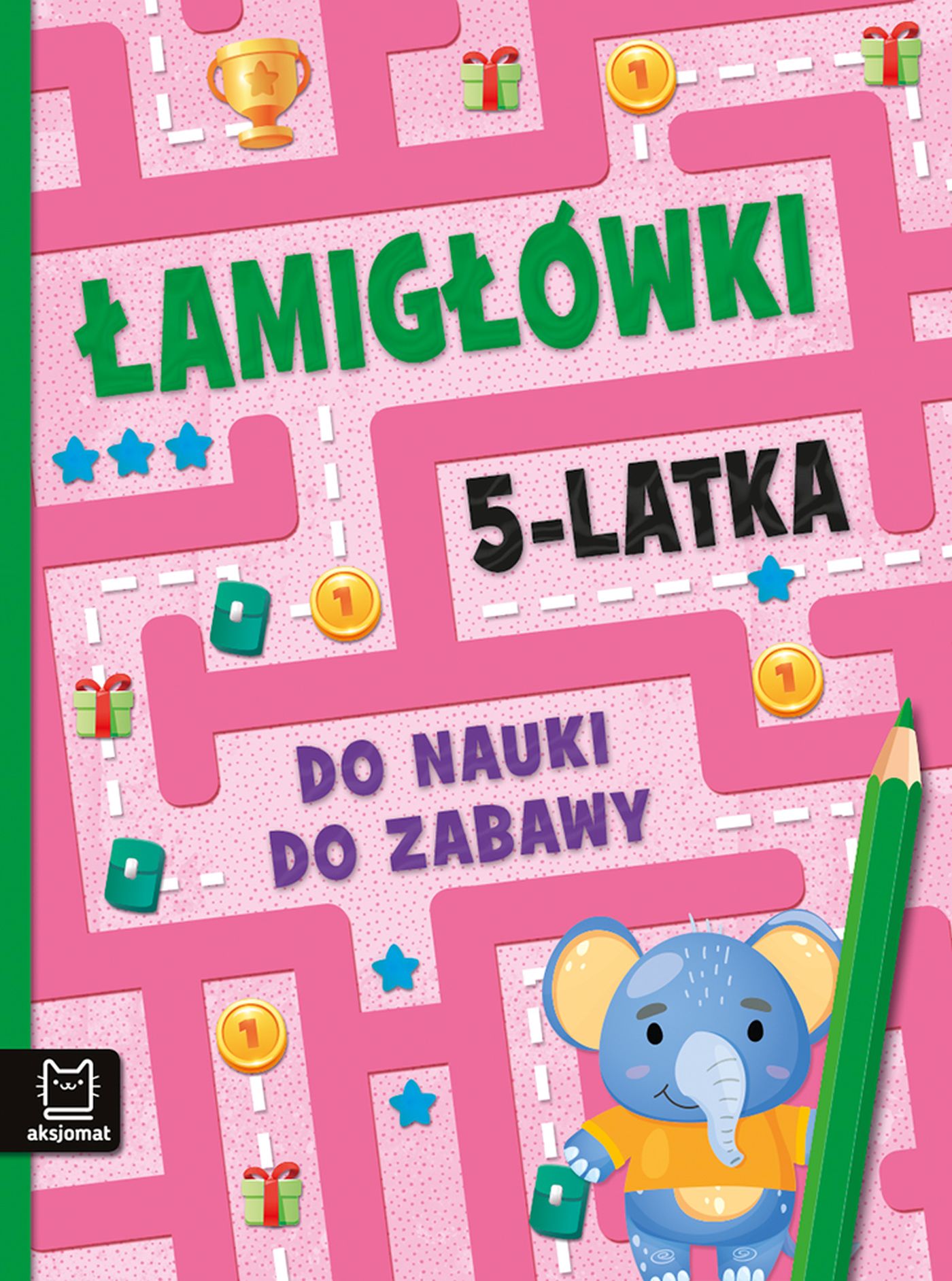 Łamigłówki 5 latka różowa