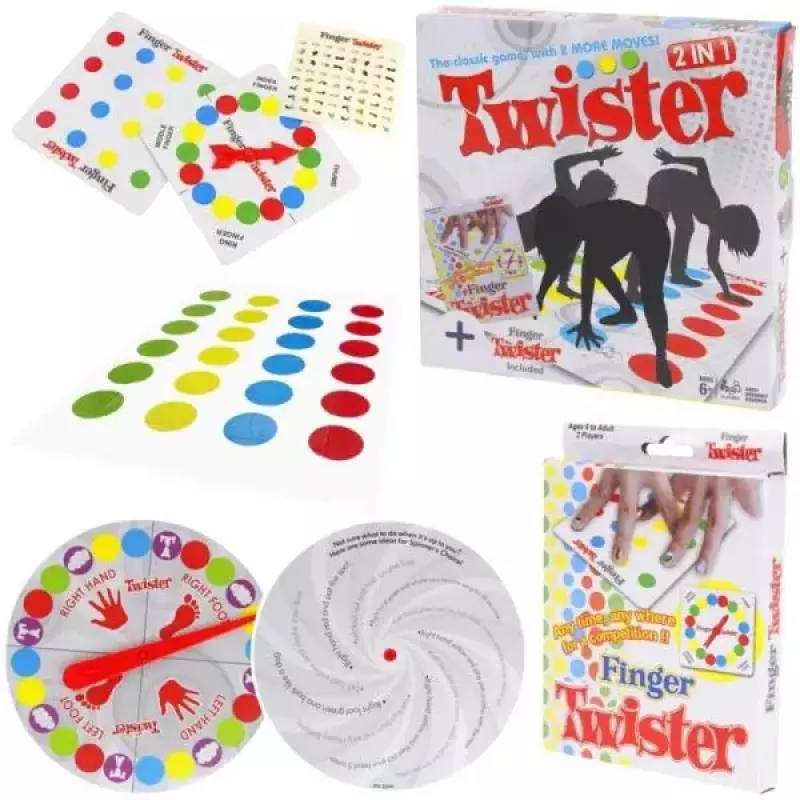 Gra zręcznościowa 2w1 Klasyczny Twister + Finger