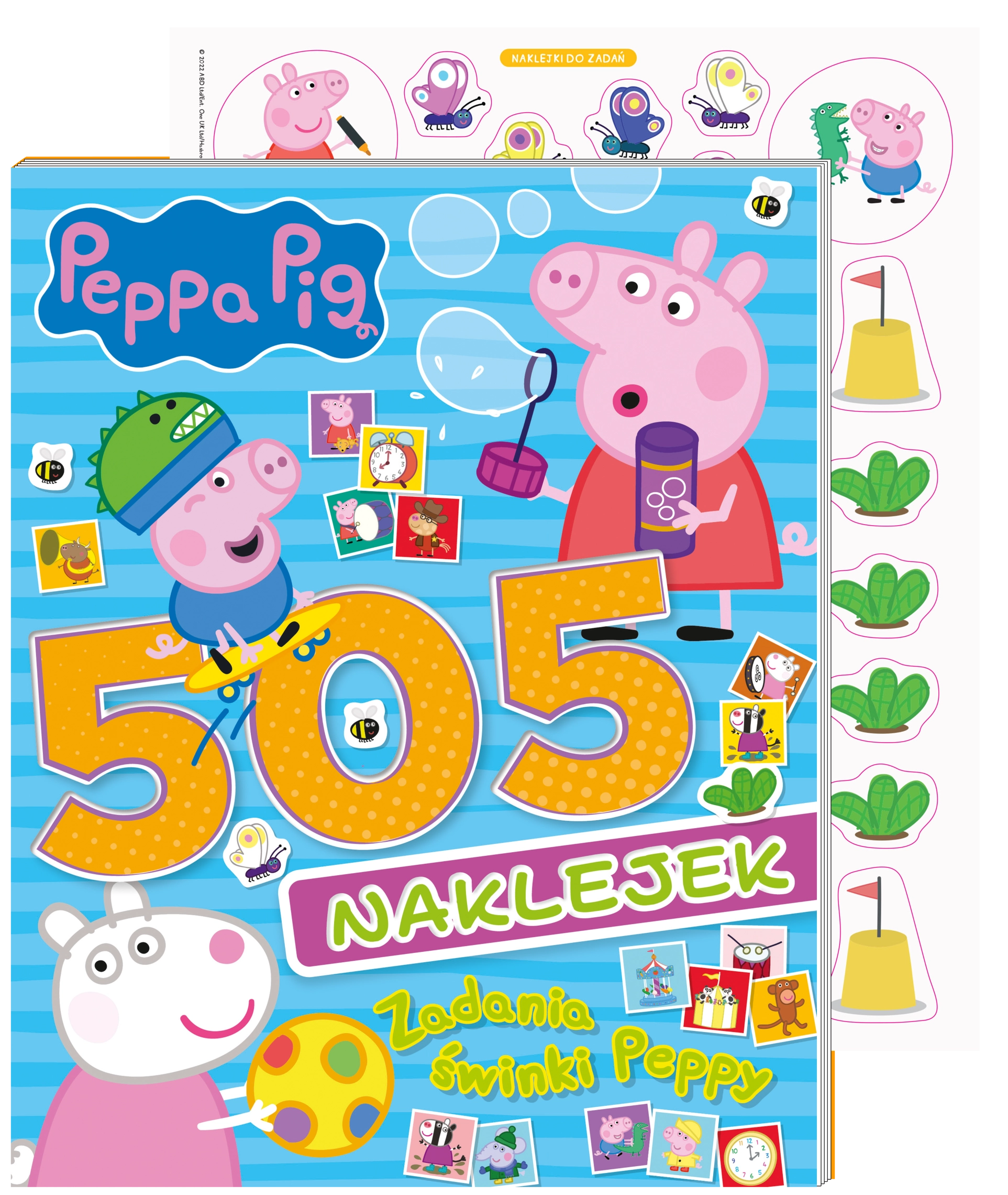 Peppa Pig. 505 naklejek 4. Zadania świnki Peppy