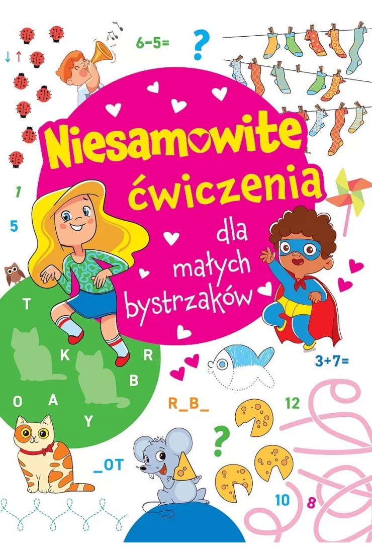 Niesamowite ćwiczenia dla małych bystrzaków. Różowa