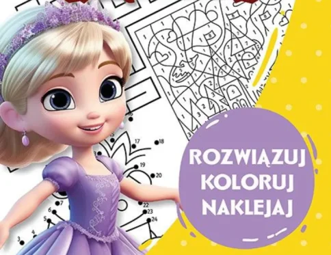 Łamigłówki księżniczki z naklejkami