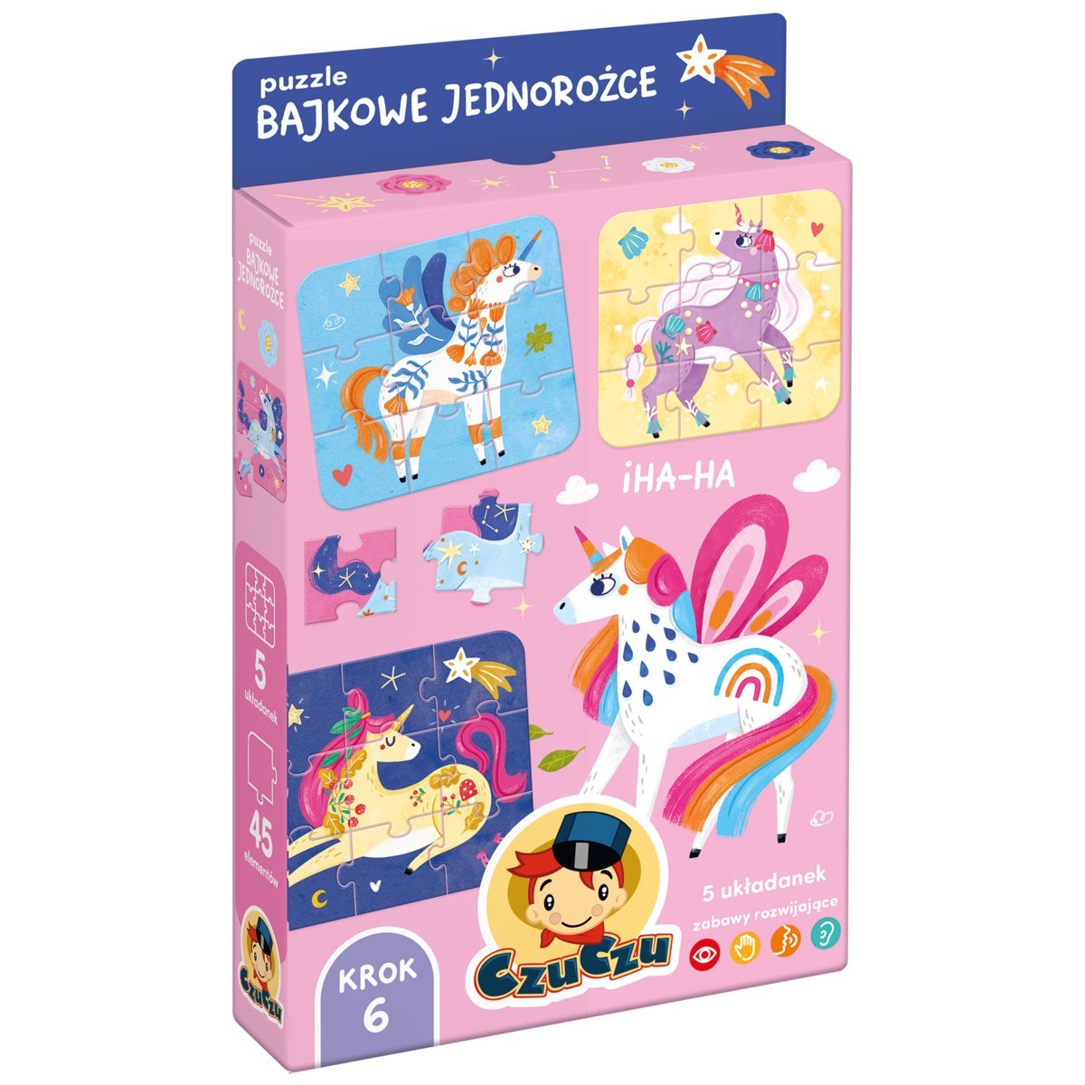 CzuCzu Puzzle. Bajkowe jednorożce
