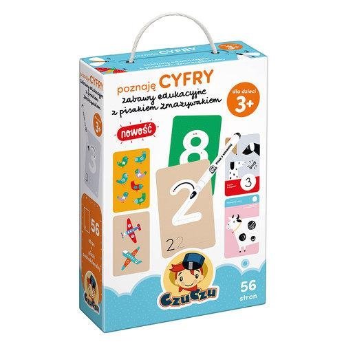 CzuCzu. Zabawy edukacyjne z pisakiem zmazywaniem. Poznaję cyfry