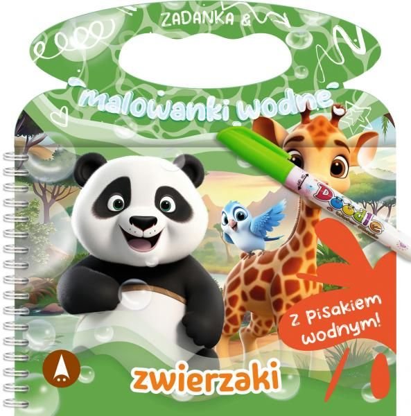 Zadanka i malowanki wodne zwierzaki