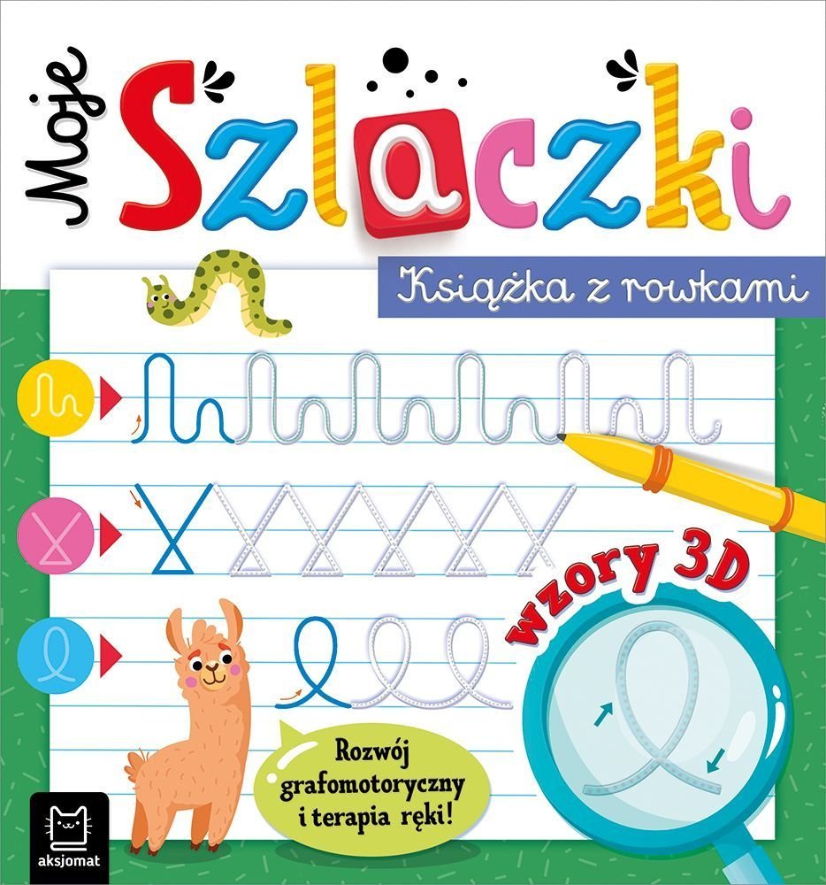 Moje szlaczki książka z rowkami