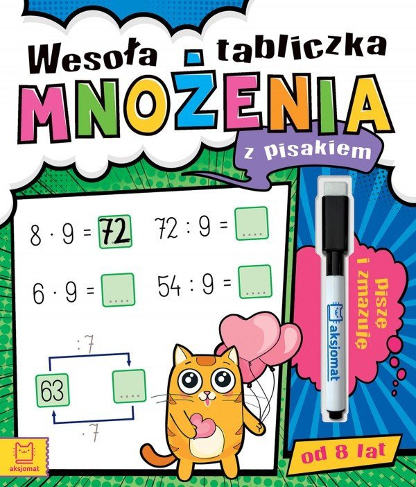 Wesola tabliczka mnozenia z pisakiem