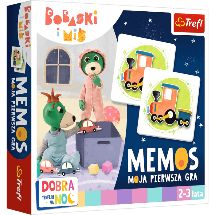 Gra dla dzieci Mój pierwszy Memos Dobranoc, Trefliki na noc