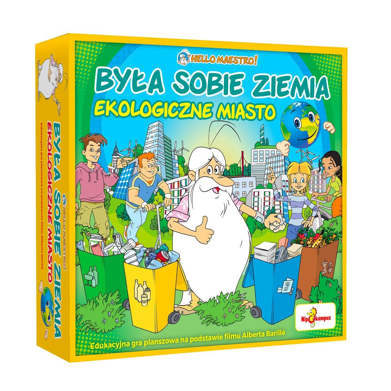 Była sobie Ziemia. Ekologiczne Miasto. Rodzinna gra planszowa