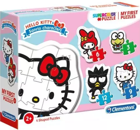 Puzzle 4w1. Moje Pierwsze Puzzle. Hello Kitty