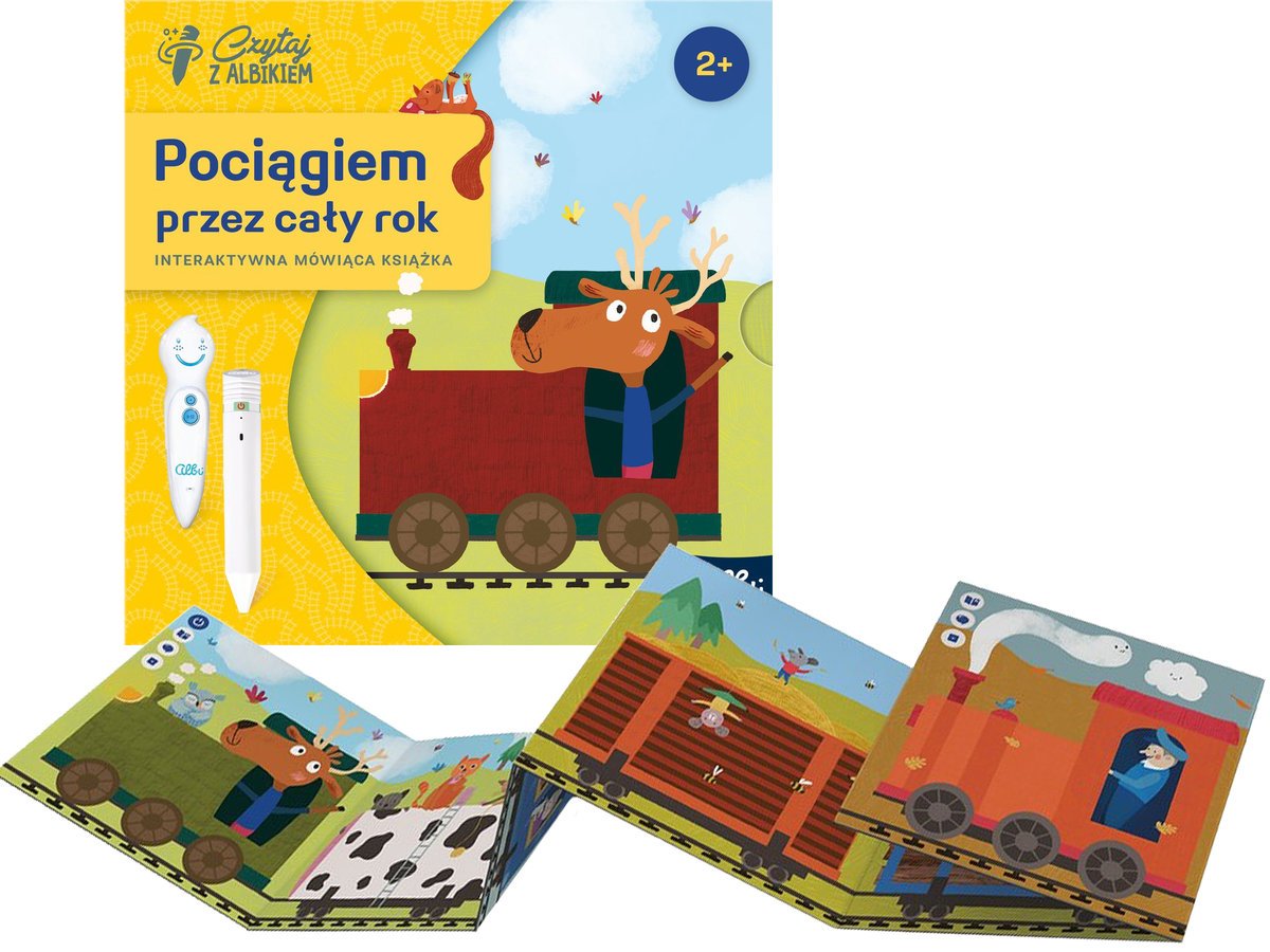 Pociągiem przez caly rok. Czytaj z Albikiem