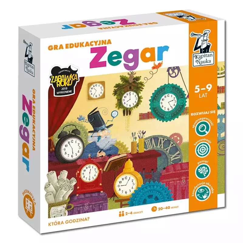 Gra edukacyjna. Zegar