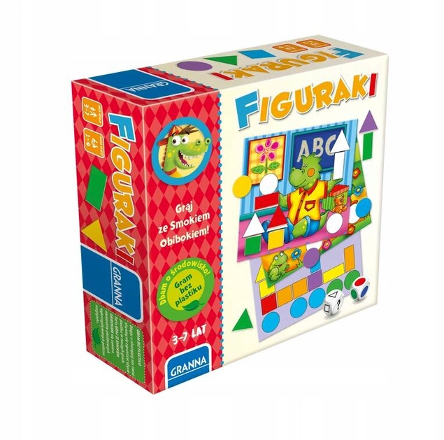 Figuraki Graj Ze Smokiem Obibokiem Figury Geometryczne 3+