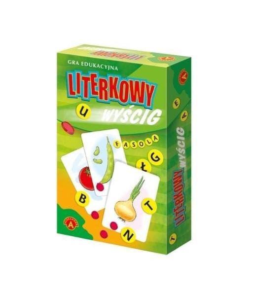 Literkowy wyscig . Gra edukacyjna