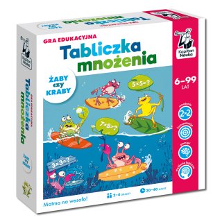 Tabliczka mnożenia . Zaby na kraby