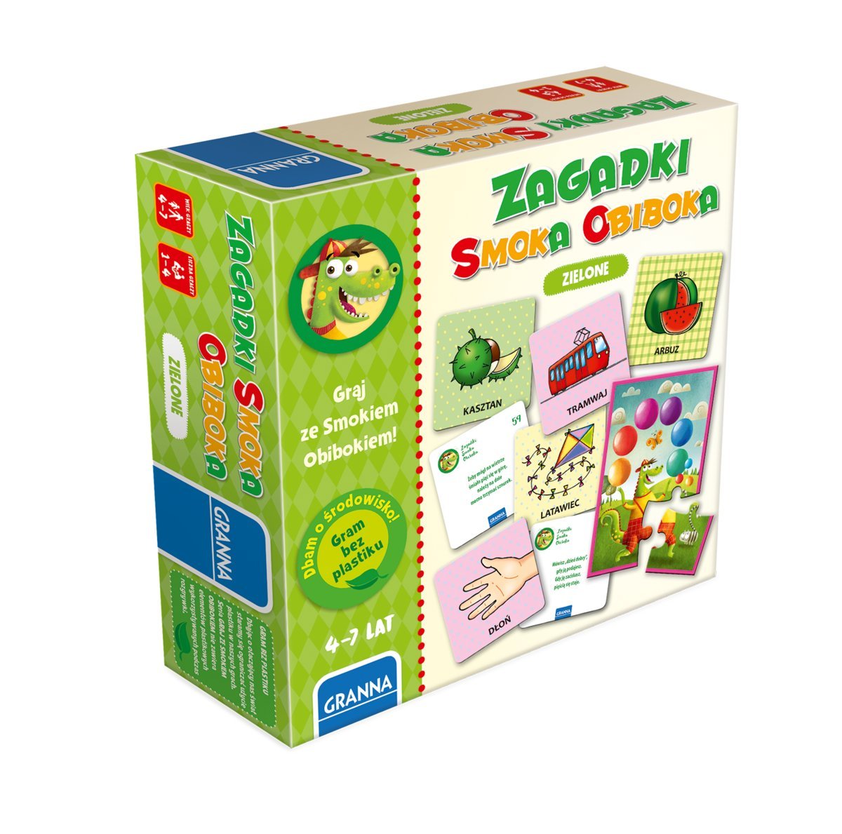 Zagadki smoka obiboka zielone