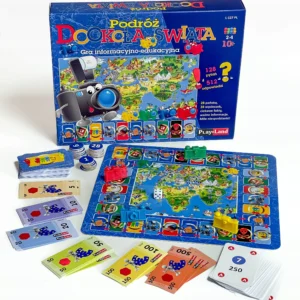 Podróż dookoła swiata.  Gra planszowa