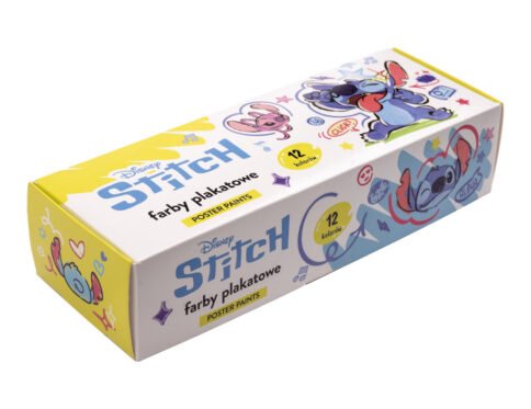Stitch.  Farby plakatowe