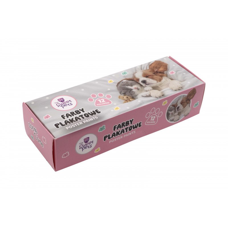 Sweet pets. Farby plakatowe