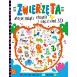 Aktywizujące zadania z naklejkami 3d.  Zwierzęta