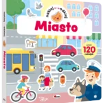 Okladka-3D-ksiazki-z-naklejkami-wielokrotnego-uzytku-pt.-Miasto-z-serii-Naklej,-odklej-przedstawiajaca-ulice-z-pojazdami-i-przechodniami