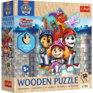 Puzzle drewniane psi patrol