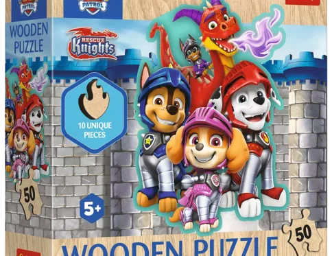 Puzzle drewniane psi patrol