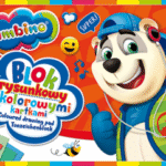 Blok rysunkowy z kolorowymi kartkami