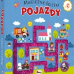 Okladka-3D-z-wycieta-blyszczaca-sciezka-ksiazki-pt.-Magiczne-sciezki.-Pojazdy-przedstawiajaca-miejski-krajobraz