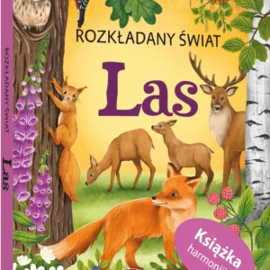 Rozkladany swiat . Książka harmonijka. Las
