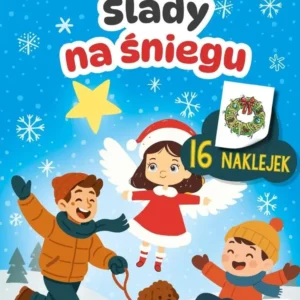 ❄️🎄 Magia Świąt – Ślady na śniegu | Śnieżne kolorowanki, wierszyki i naklejki